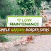low maintenance garden border ideas