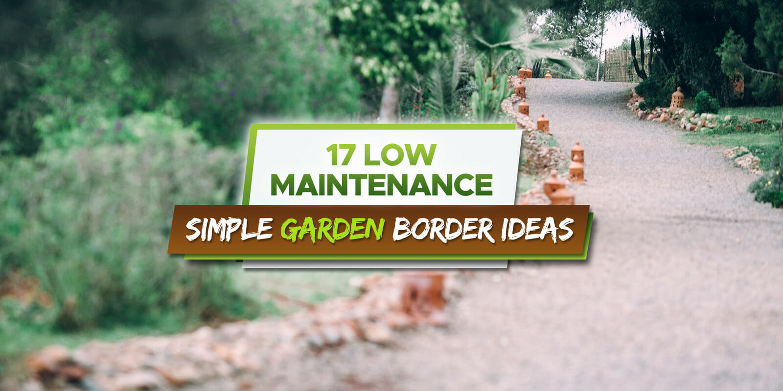 low maintenance garden border ideas