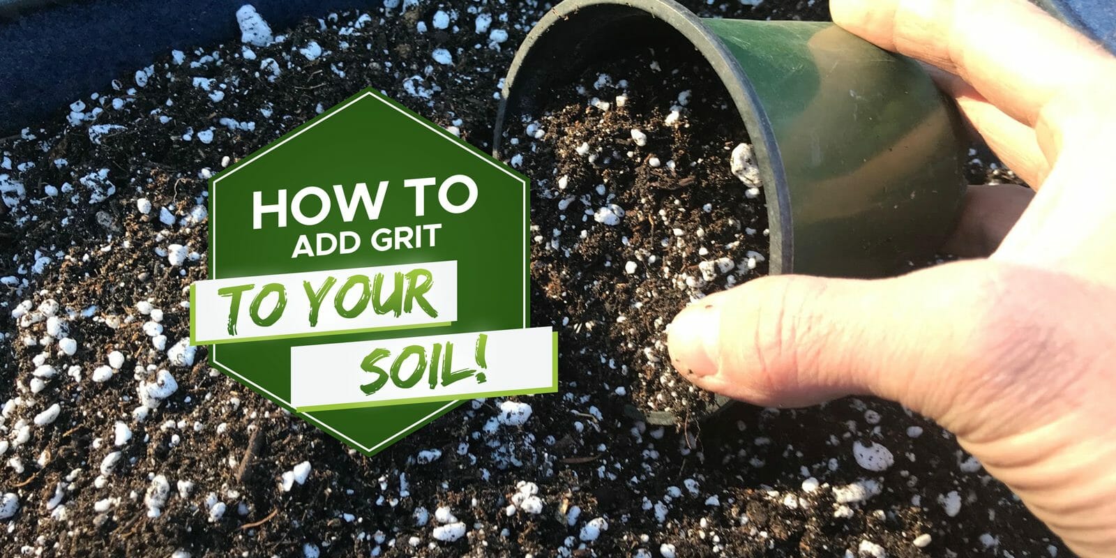 how to add grit to soil