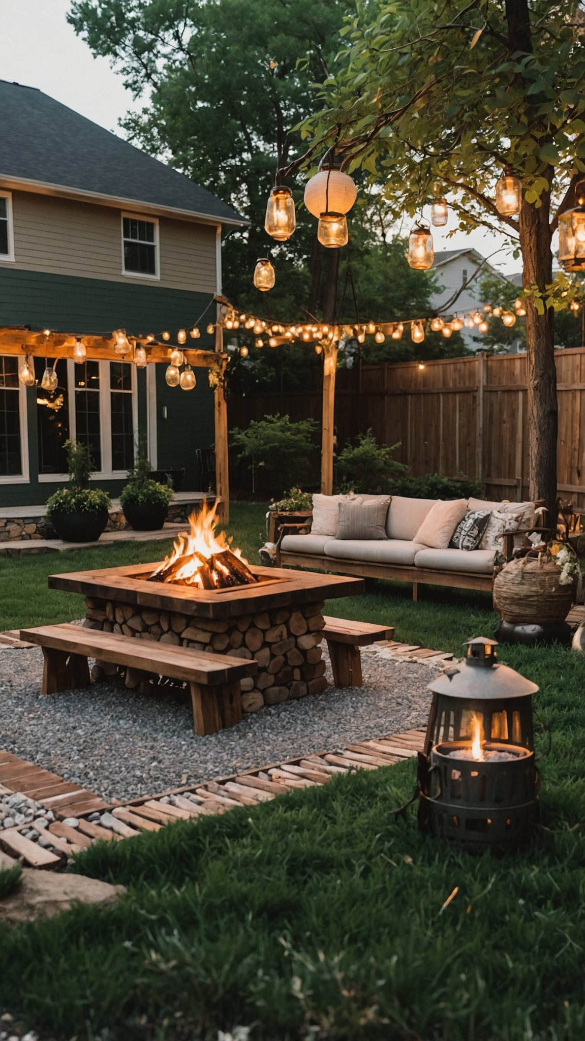 37+ Simple Backyard Fire Pit Ideas for Cozy Gathering Spots - Grow Your ...