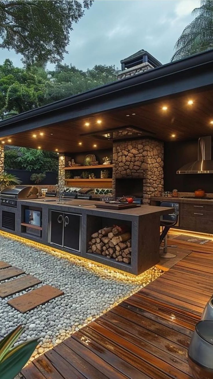 20+ Stylish and Functional Outdoor Kitchen Design Inspirations - Grow ...