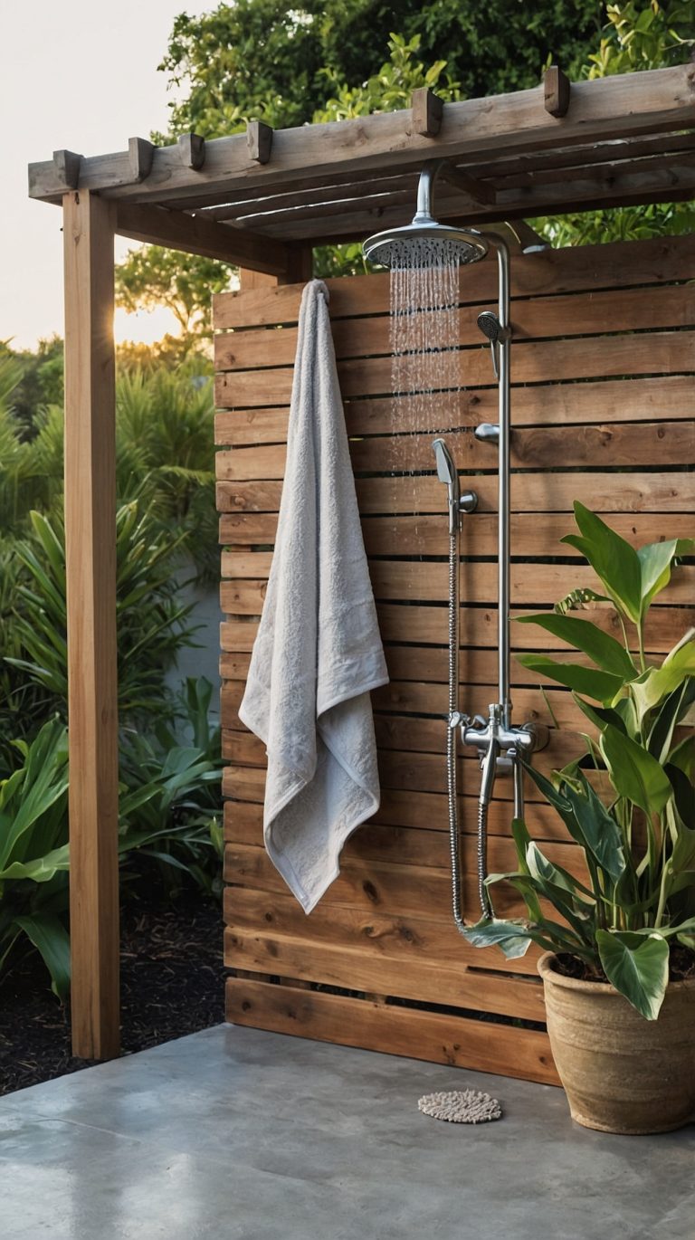 34 Outdoor Shower Ideas For Your Backyard Oasis Photo Inspiration
