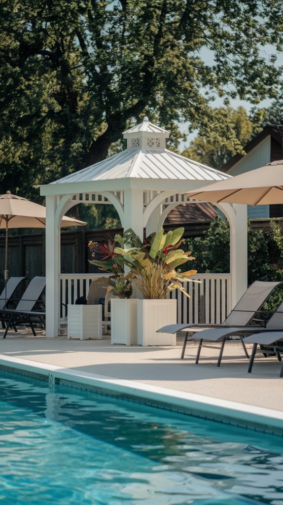 Poolside Structures 32+ Backyard Gazebo Designs That Feel Like a Vacation! - Grow Your Yard
