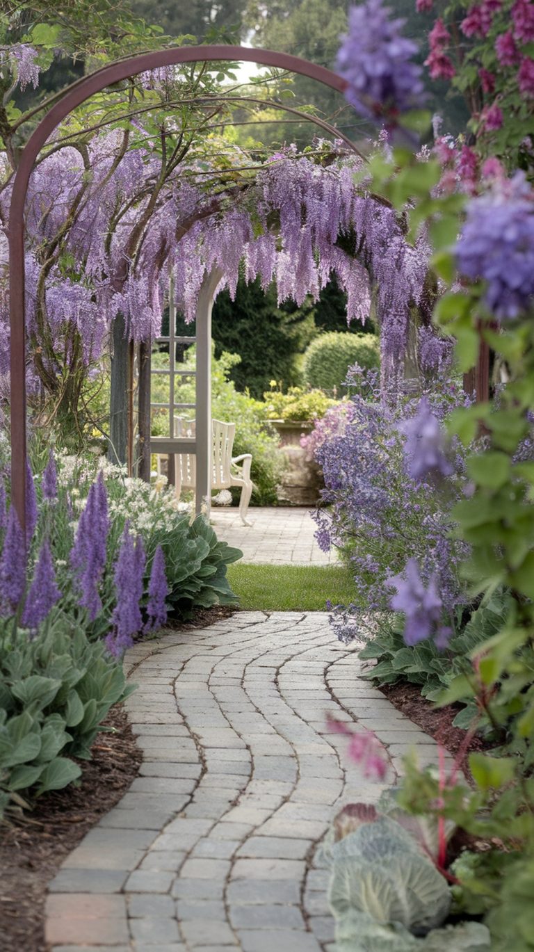 45+ Stunning Garden Walkway Ideas You Can Easily Copy! - Grow Your Yard