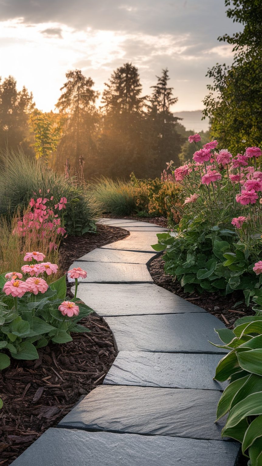 45+ Stunning Garden Walkway Ideas You Can Easily Copy! - Grow Your Yard