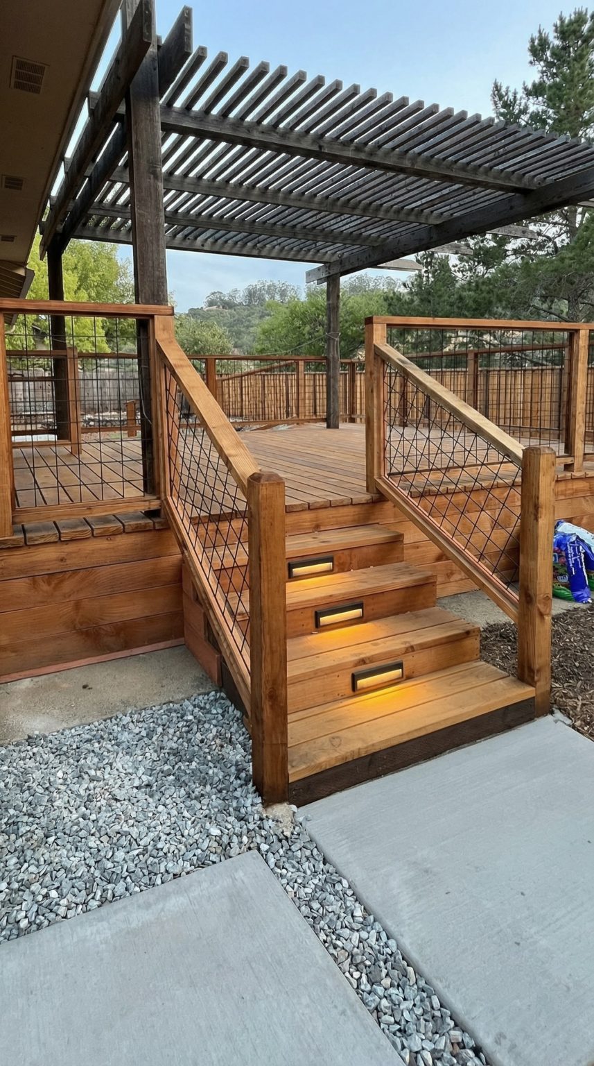 28+ Sleek Deck Railing Ideas To Transform Your Deck - Grow Your Yard