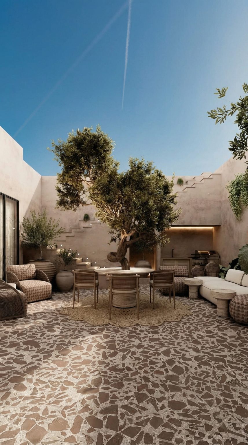29+ Simple & Refreshing Courtyard Garden Design Ideas - Grow Your Yard