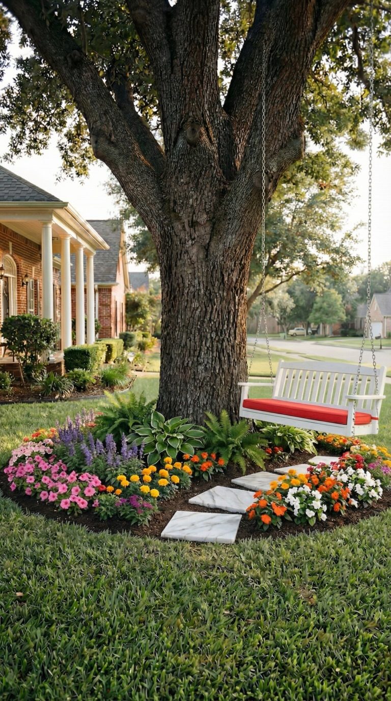 22+ Genius Under Tree Landscaping Ideas You Can Do Today! - Grow Your Yard