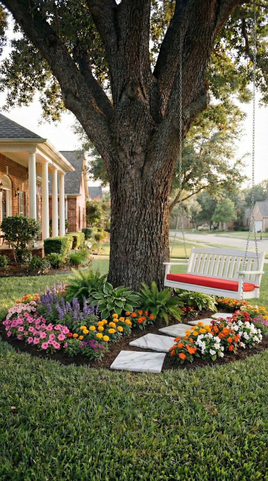 22+ Genius Under Tree Landscaping Ideas You Can Do Today! - Grow Your Yard