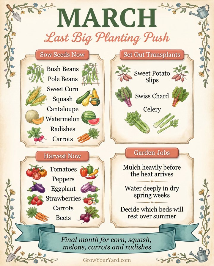 March planting page